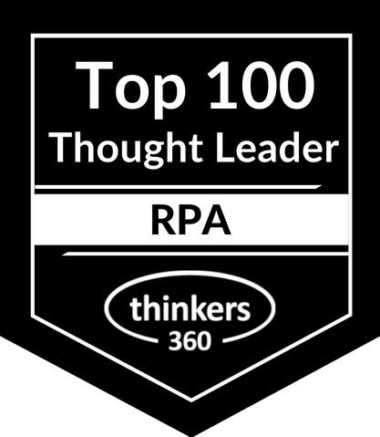 Top 100 Thought Leader in RPA -- Thinkers360