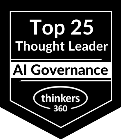 Top 25 Thought Leader in AI Governance – Thinkers360