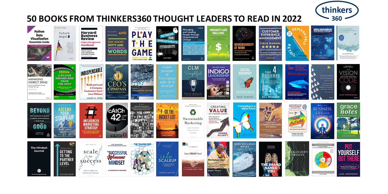 50 Books from Thinkers360 Thought Leaders You Should Read in 2022