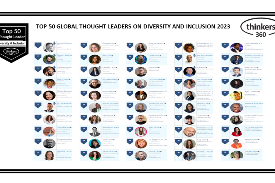 Influencers on Diversity and Inclusion Influencers on Diversity and Inclusion