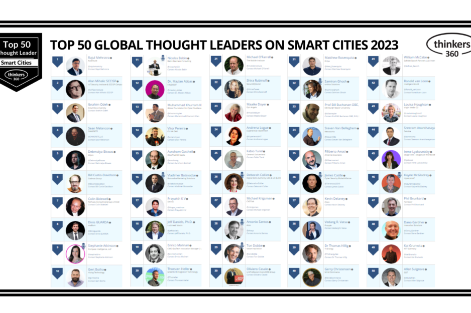 Influencers on Smart Cities Influencers on Smart Cities