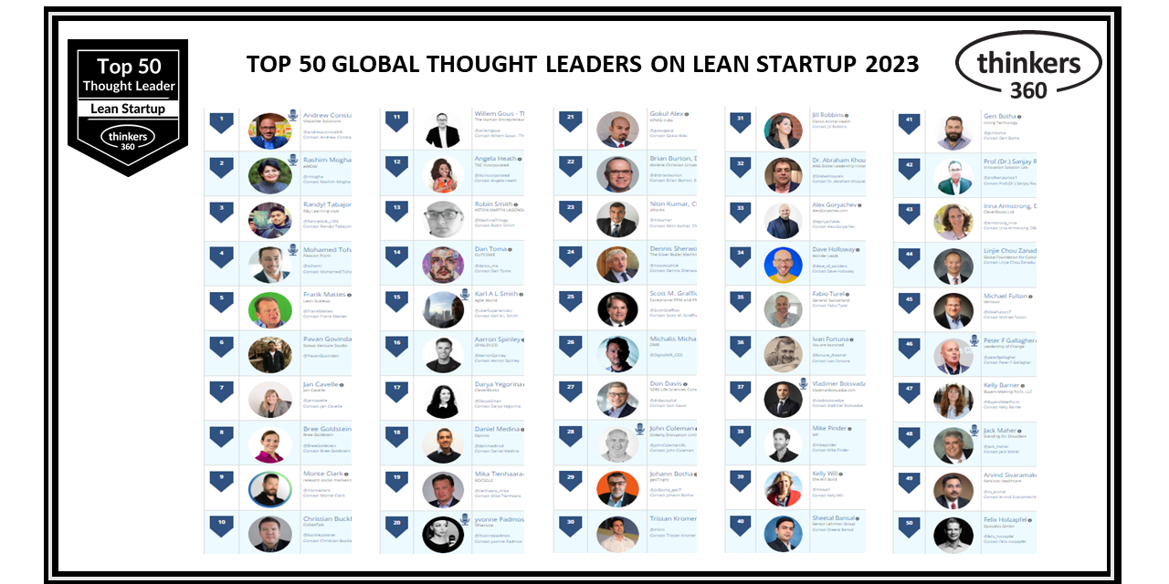 Influencers on Lean Startup