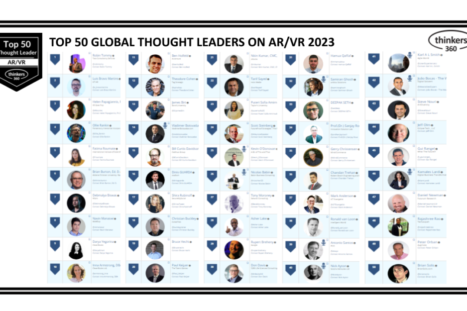 Influencers on AR/VR Influencers on AR/VR
