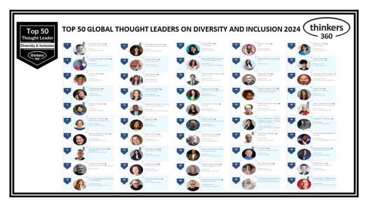 Top 50 Global Thought Leaders and Influencers on Diversity and Inclusion 2024