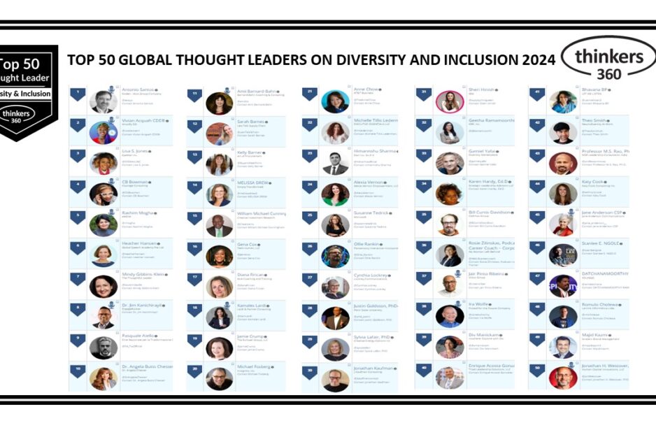 Top 50 Global Thought Leaders and Influencers on Diversity and Inclusion 2024 Top 50 Global Thought Leaders and Influencers on Diversity and Inclusion 2024