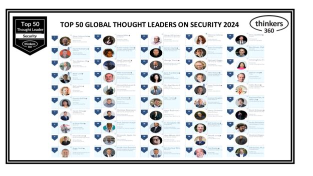 Thinkers360 – Top 50 Global Thought Leaders and Influencers on Security 2024