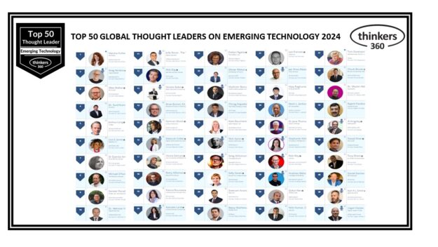 Top 50 Global Thought Leaders and Influencers on Emerging Technology 2024