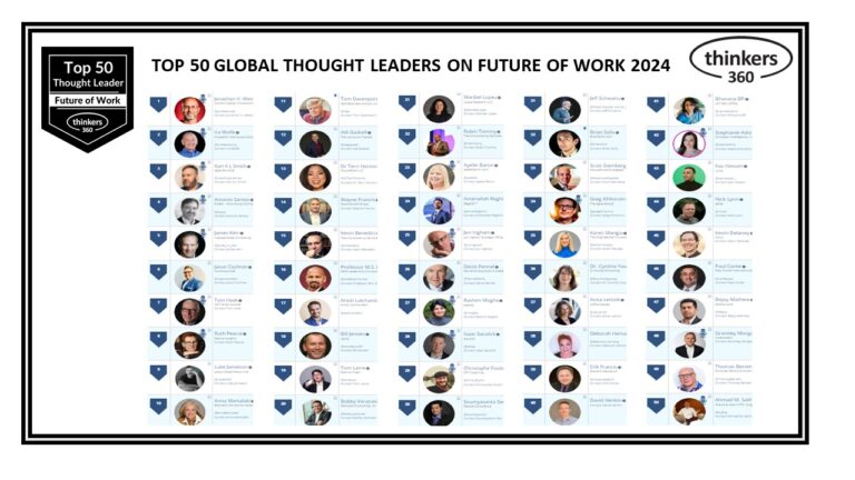 Top 50 Global Thought Leaders and Influencers on Future of Work 2024