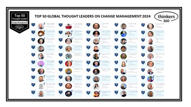 Top 50 Global Thought Leaders and Influencers on Change Management 2024