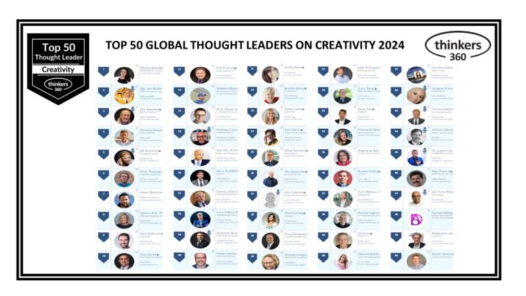 Top 50 Global Thought Leaders and Influencers on Creativity 2024