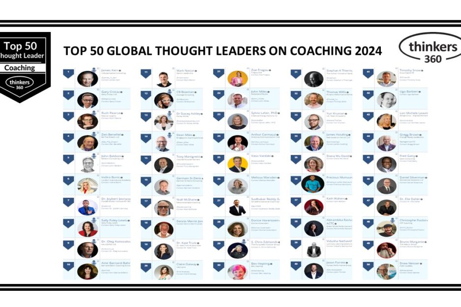 Top 50 Global Thought Leaders and Influencers on Coaching 2024 Top 50 Global Thought Leaders and Influencers on Coaching 2024
