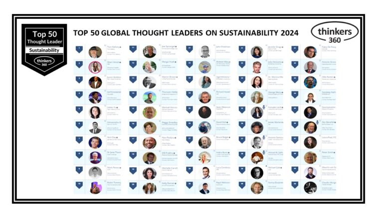 Top 50 Global Thought Leaders and Influencers on Sustainability 2024