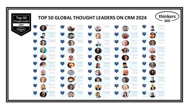 Top 50 Global Thought Leaders and Influencers on CRM 2024