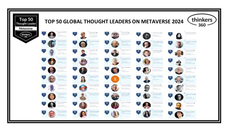 Top 50 Global Thought Leaders and Influencers on Metaverse 2024