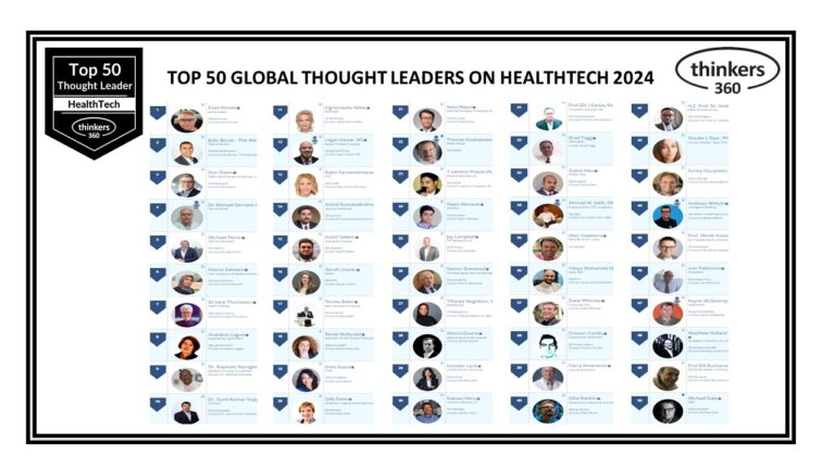Top 50 Global Thought Leaders and Influencers on HealthTech 2024