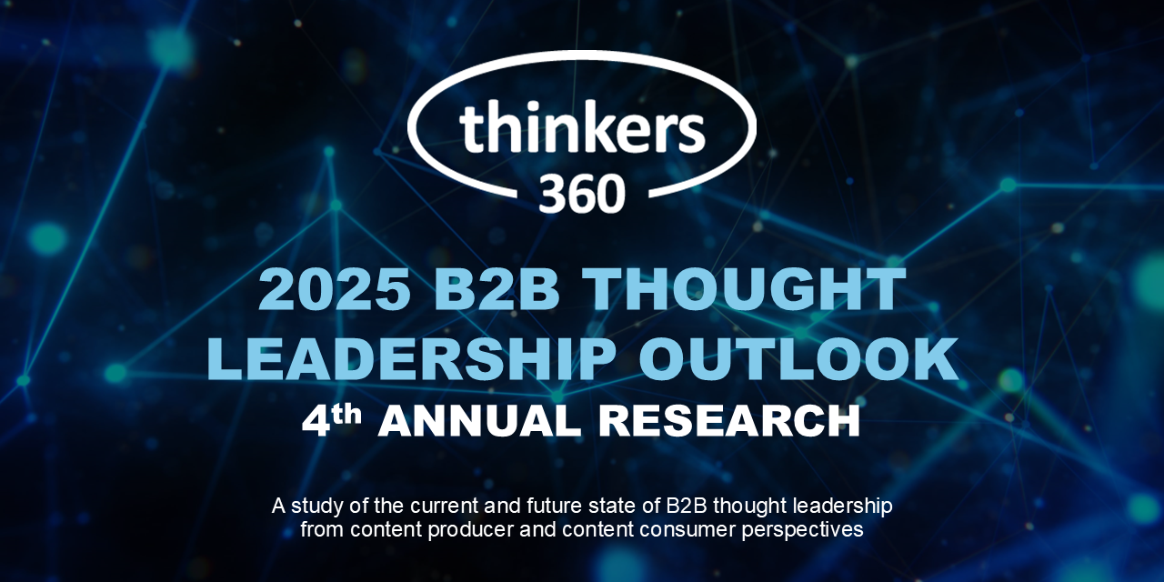 Thinkers360 2025 B2B Thought Leadership Outlook
