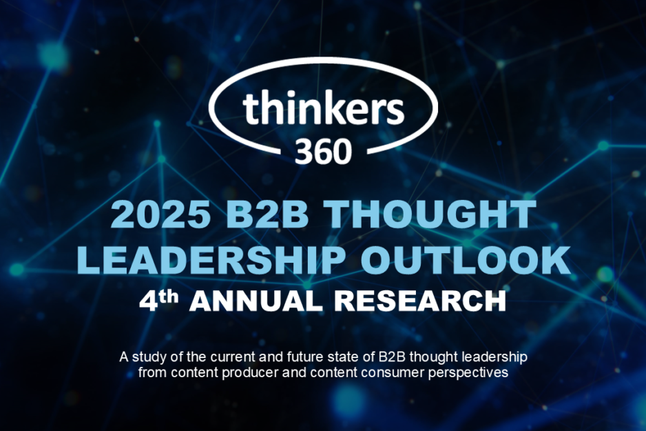 Thinkers360 2025 B2B Thought Leadership Outlook Thinkers360 2025 B2B Thought Leadership Outlook