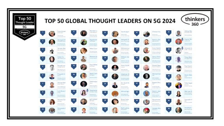 Top 50 Global Thought Leaders and Influencers on 5G 2024