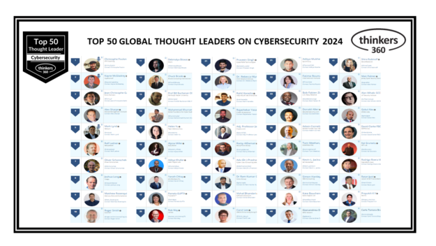 Top 50 Global Thought Leaders and Influencers on Cybersecurity 2024 Top 50 Global Thought Leaders and Influencers on Cybersecurity 2024