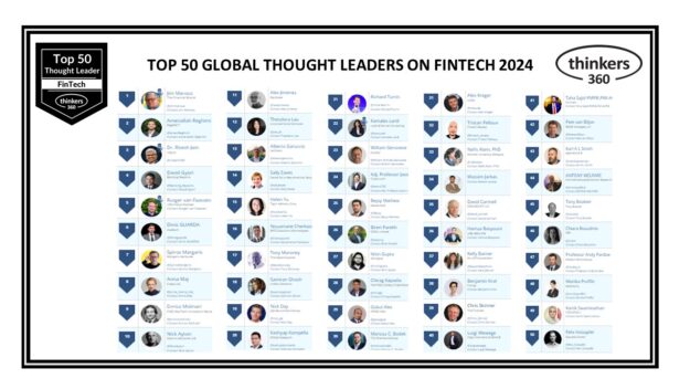 Top 50 Global Thought Leaders and Influencers on FinTech 2024