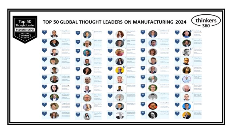 Top 50 Global Thought Leaders and Influencers on Manufacturing 2024