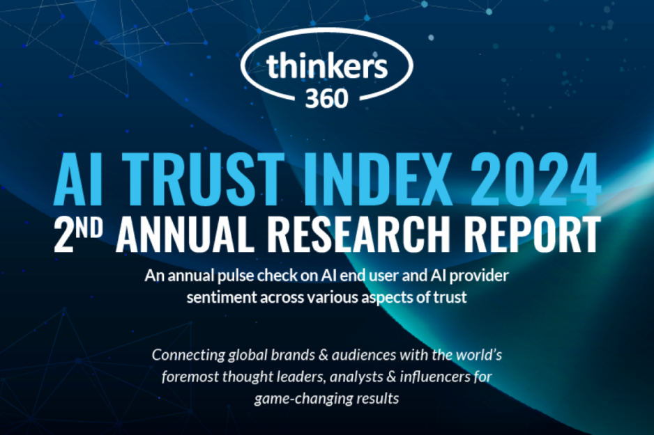 Thinkers360 – AI Trust Index 2024 Thinkers360 - AI Trust Index 2024