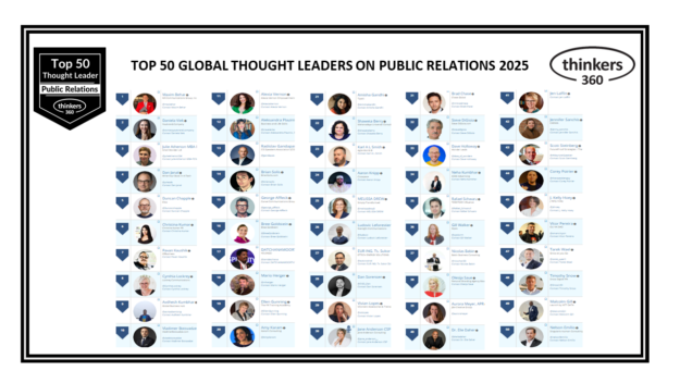 Top 50 Global Thought Leaders and Influencers on Public Relations 2025