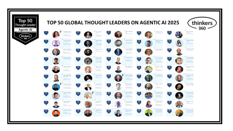 Top 50 Global Thought Leaders and Influencers on Agentic AI 2025