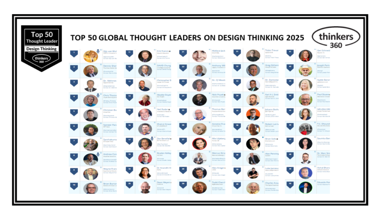 Top 50 Global Thought Leaders and Influencers on Design Thinking 2025