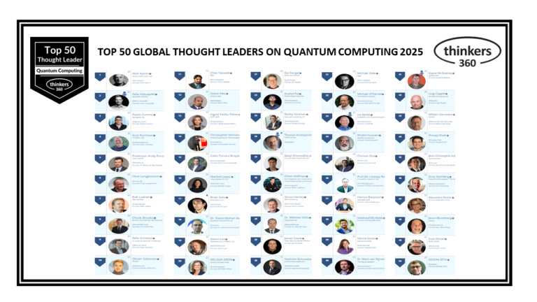 Top 50 Global Thought Leaders and Influencers on Quantum Computing 2025