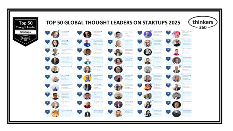 Top 50 Global Thought Leaders and Influencers on Startups 2025