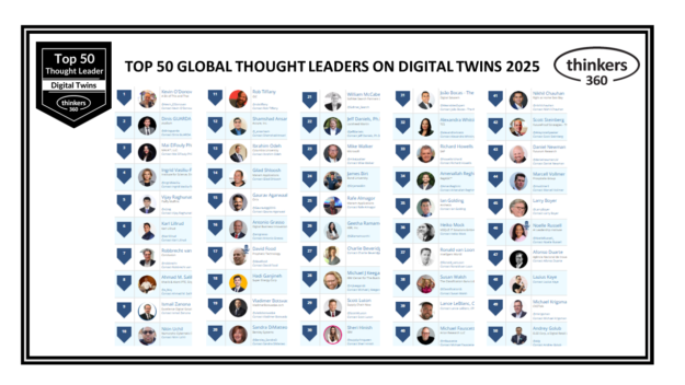 Top 50 Global Thought Leaders and Influencers on Digital Twins 2025