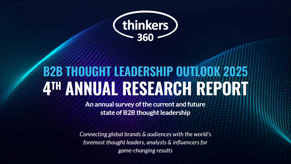 Thinkers360 - B2B Thought Leadership Outlook 2025