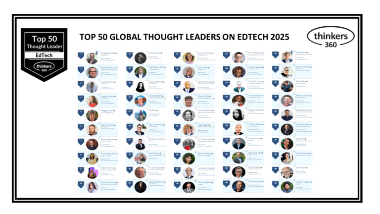 Top 50 Global Thought Leaders and Influencers on EdTech 2025