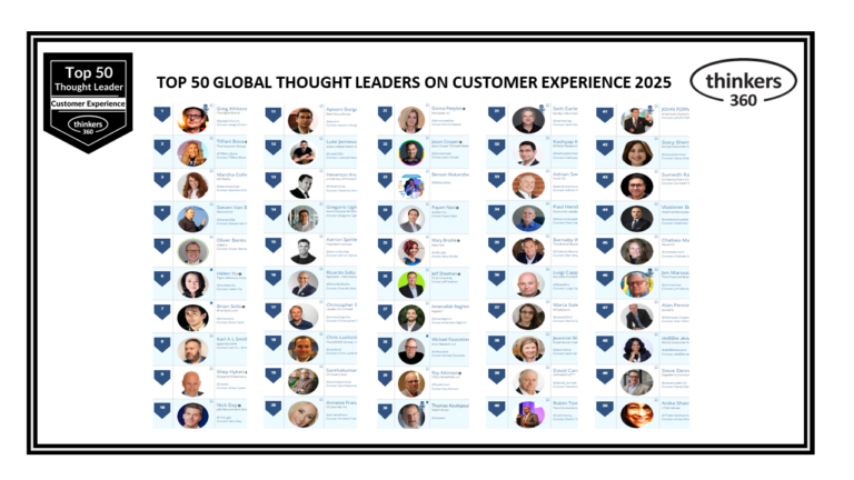 Top 50 Global Thought Leaders and Influencers on Customer Experience 2025