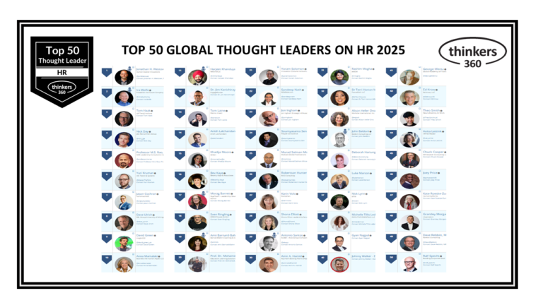 Top 50 Global Thought Leaders and Influencers on HR 2025
