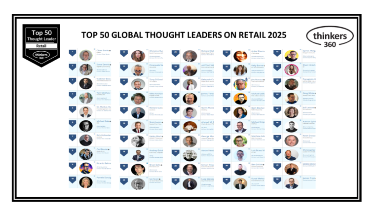 Top 50 Global Thought Leaders and Influencers on Retail 2025