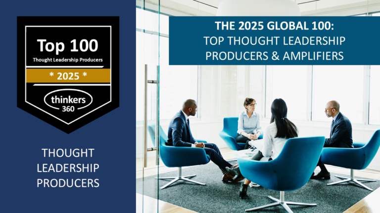 The 2025 Global 100: Top Thought Leadership Producers & Amplifiers