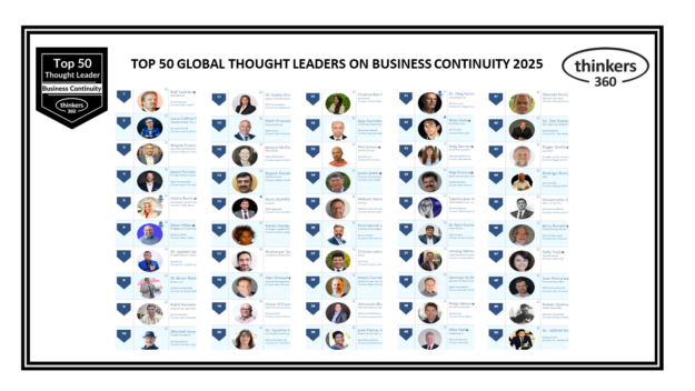 Top 50 Global Thought Leaders and Influencers on Business Continuity 2025