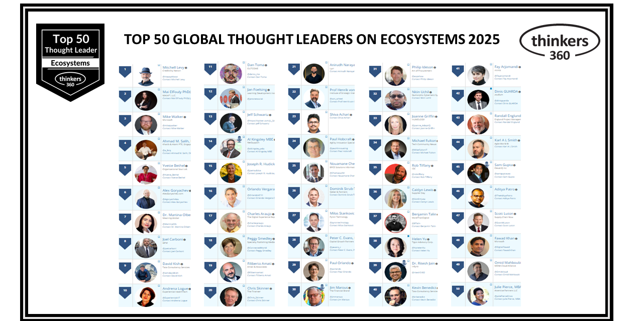 Top 50 Global Thought Leaders and Influencers on Ecosystems 2025 Top 50 Global Thought Leaders and Influencers on Ecosystems 2025