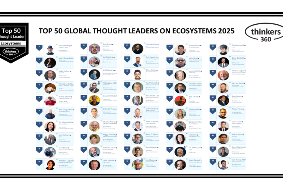Top 50 Global Thought Leaders and Influencers on Ecosystems 2025 Top 50 Global Thought Leaders and Influencers on Ecosystems 2025