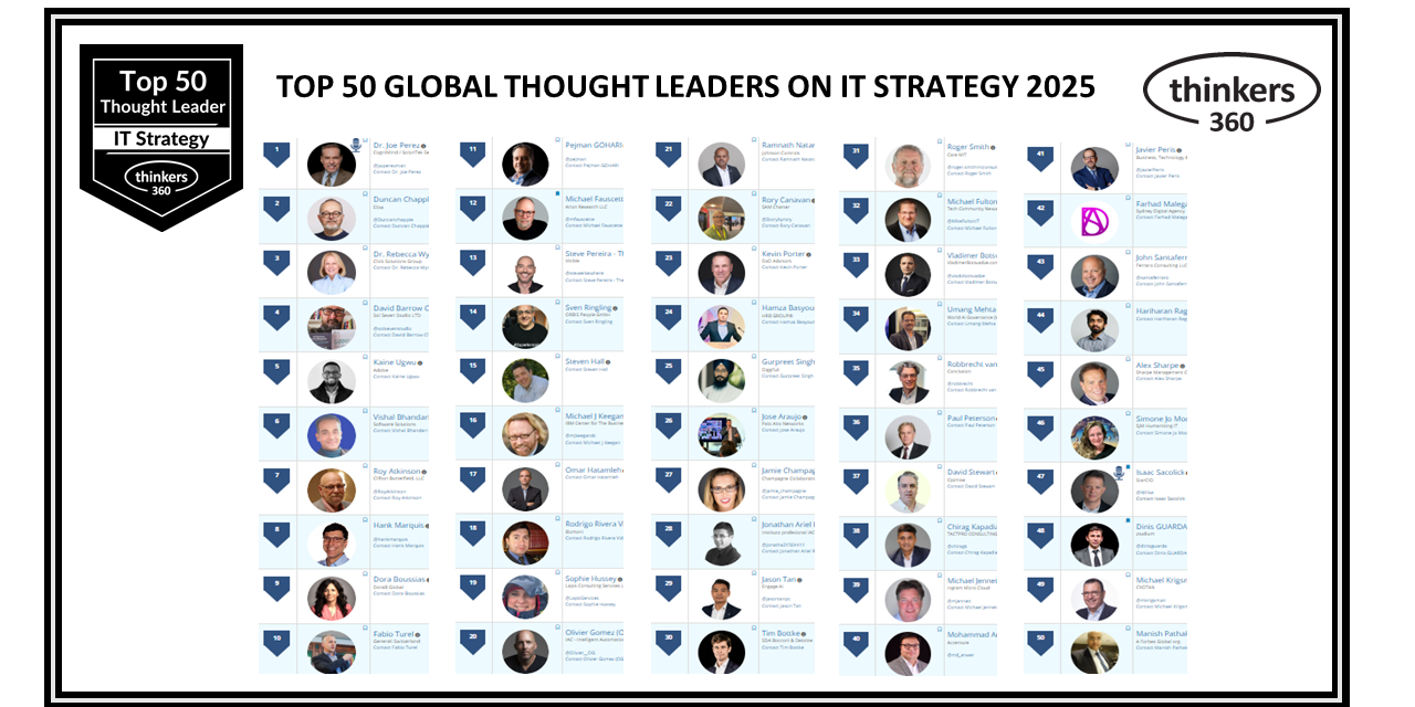 Top 50 Global Thought Leaders and Influencers on IT Strategy 2025