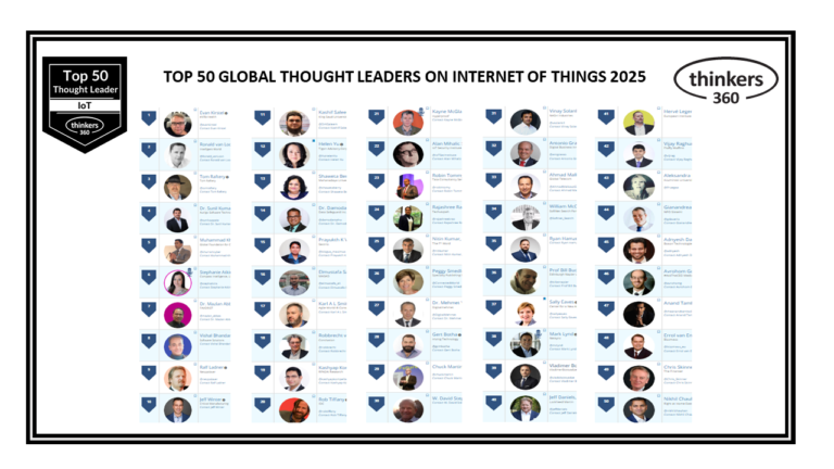 Top 50 Global Thought Leaders and Influencers on Internet of Things 2025