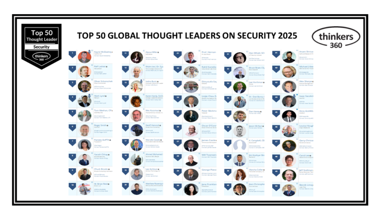 Top 50 Global Thought Leaders and Influencers on Security 2025