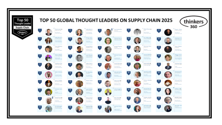 Top 50 Global Thought Leaders and Influencers on Supply Chain 2025