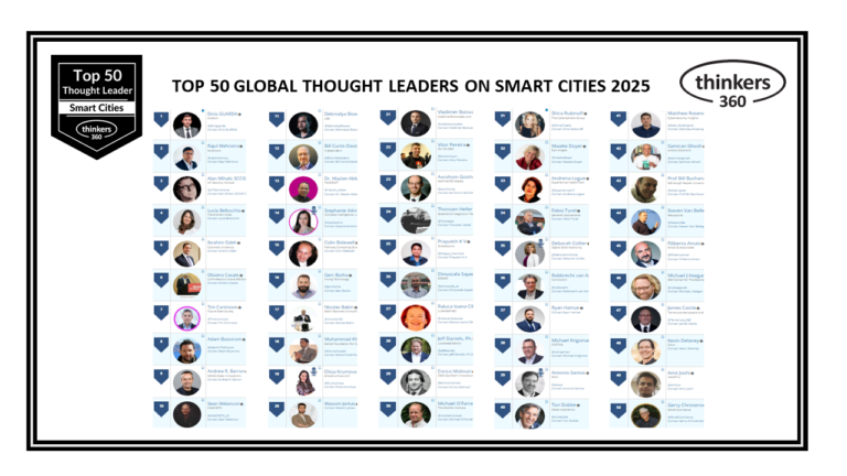 Top 50 Global Thought Leaders and Influencers on Smart Cities 2025