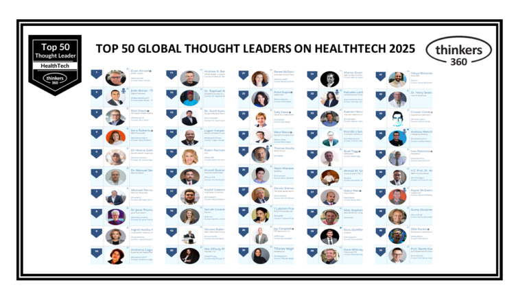 Top 50 Global Thought Leaders and Influencers on HealthTech 2025