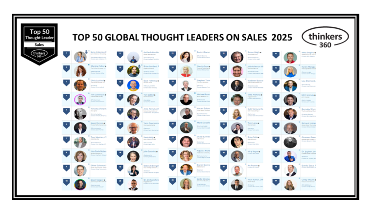 Top 50 Global Thought Leaders and Influencers on Sales 2025
