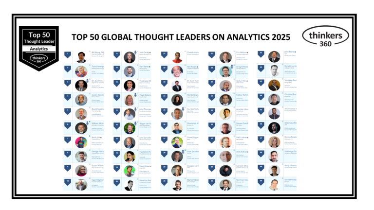 Top 50 Global Thought Leaders and Influencers on Analytics 2025