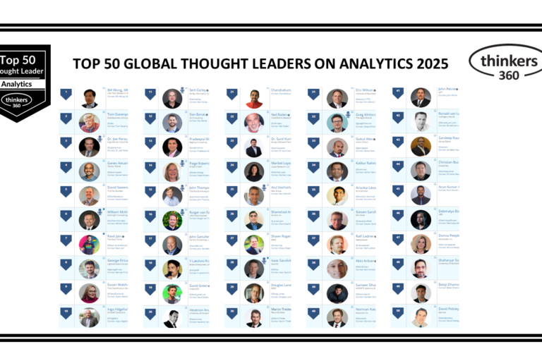 Top 50 Global Thought Leaders and Influencers on Analytics 2025